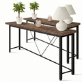 IvoQ Industriële Sidetable (Set van 2) Bruin