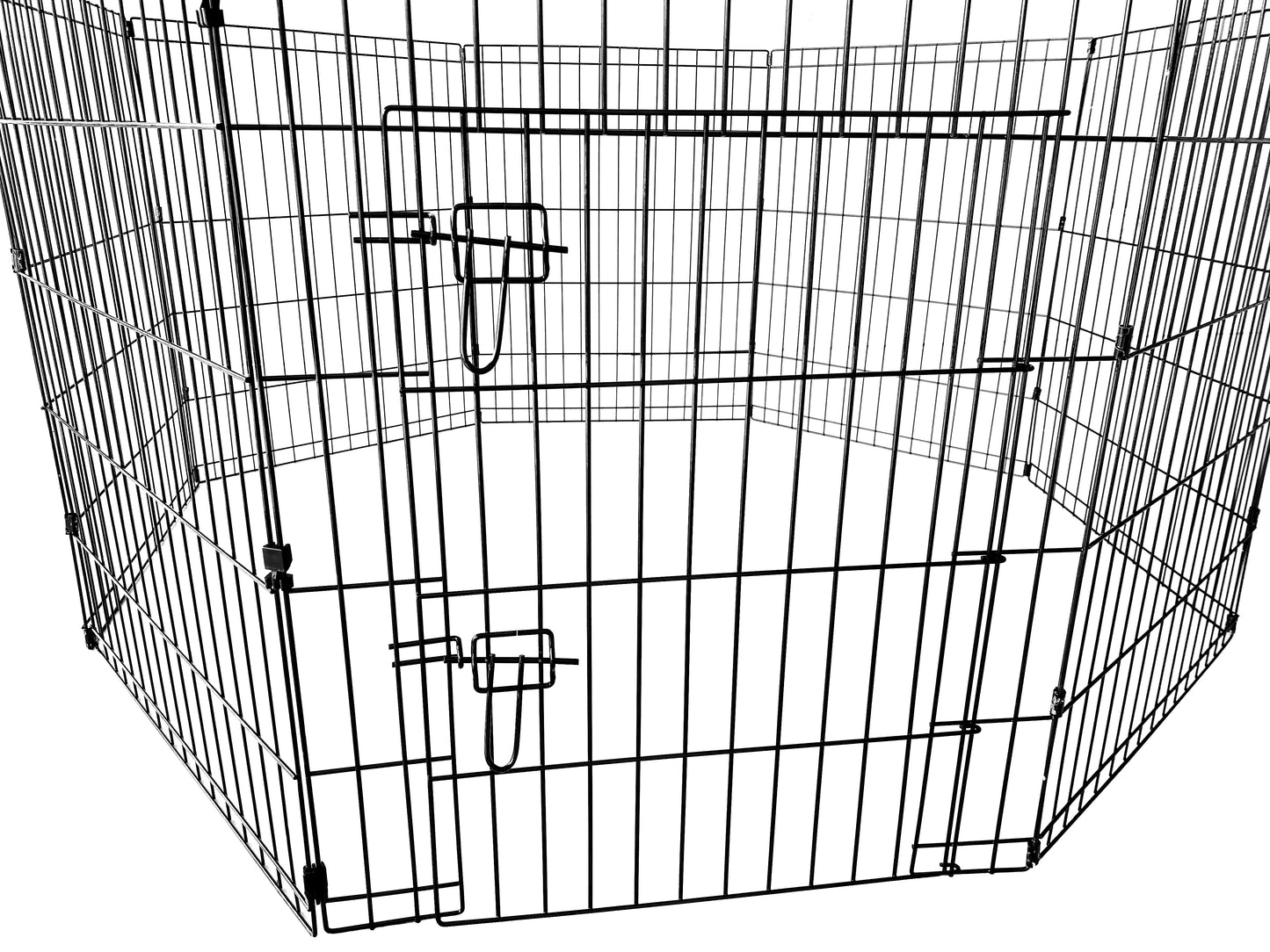 IvoQ Puppyren - 8 Panelen (76x61 cm) - Zwart