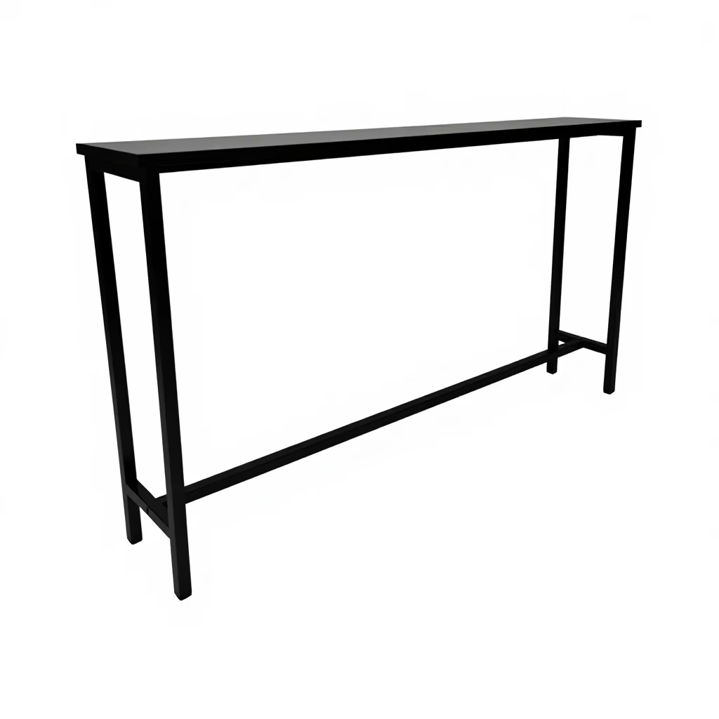 IvoQ Smalle Sidetable Industrieel - 120x20x65 cm