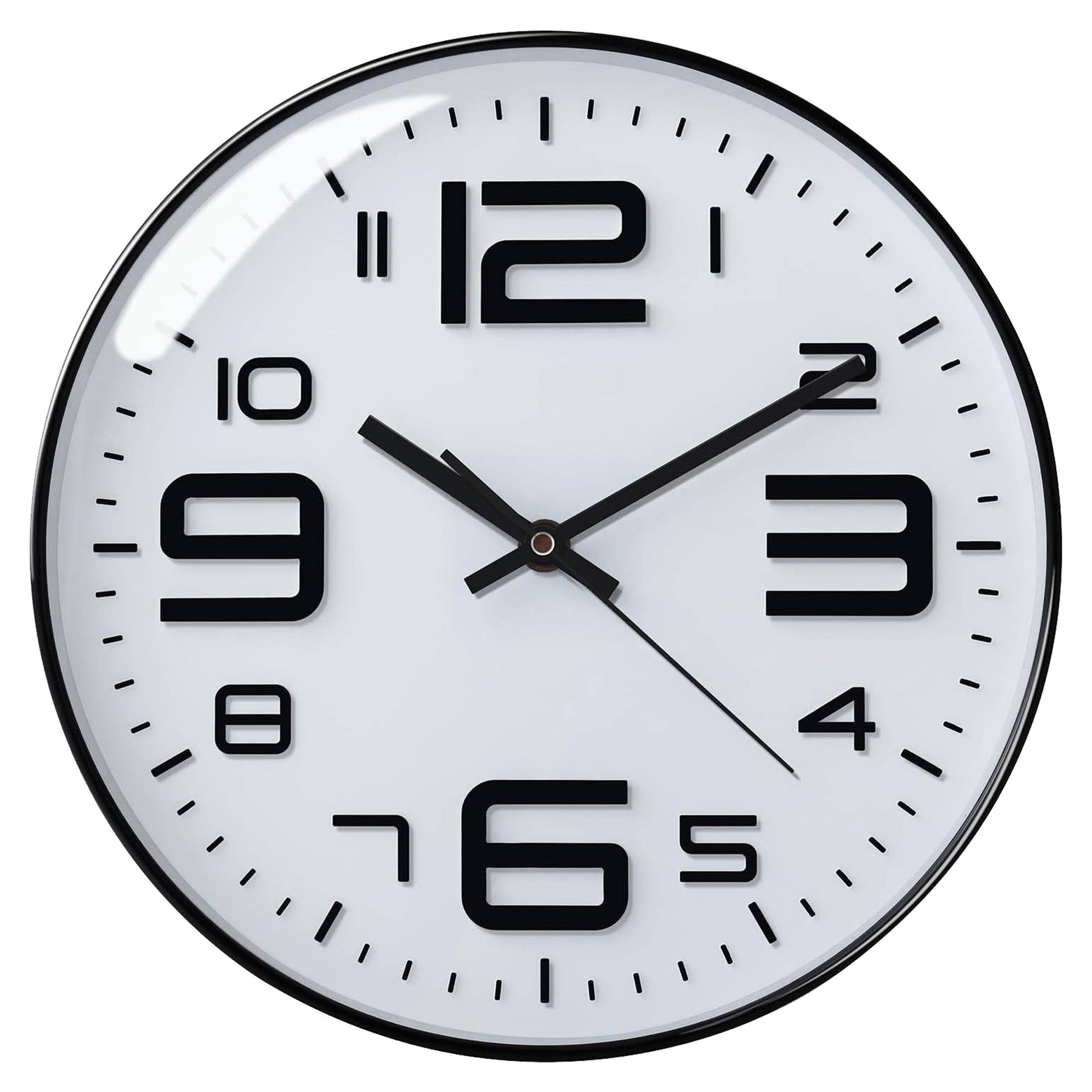 IvoQ Wandklok Modern Design Wit 30 cm-IvoQ