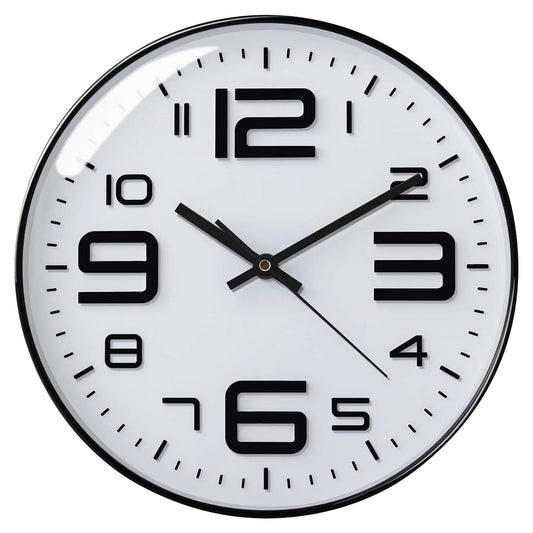 IvoQ Wandklok Modern Design Wit 30 cm-IvoQ