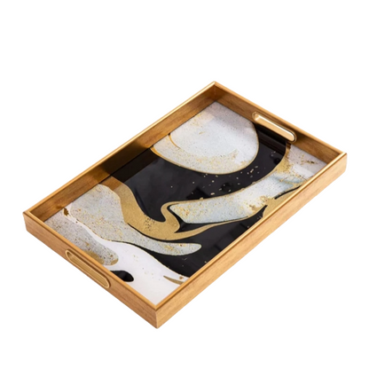 IvoQ Dienblad Goud & Zwart