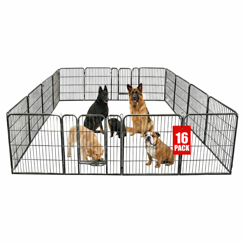 IvoQ XXL Puppyren 16 Panelen (80x80 cm)
