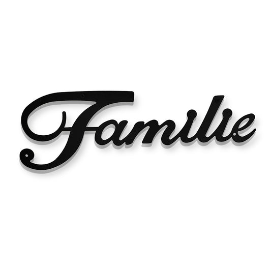 IvoQ Muurdecoratie Familie Zwart Metaal-IvoQ