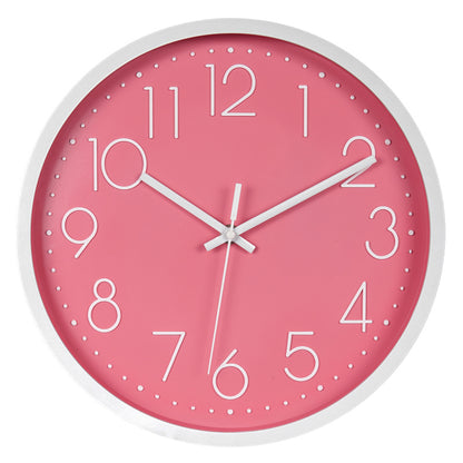 IvoQ Elegante Wandklok Roze Ø30 cm-IvoQ