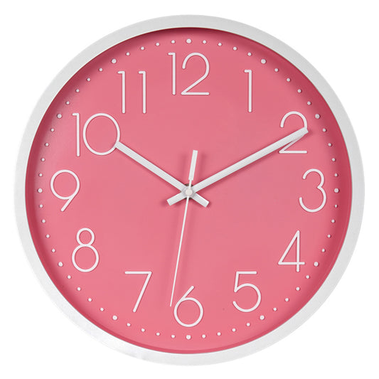 IvoQ Elegante Wandklok Roze Ø30 cm-IvoQ