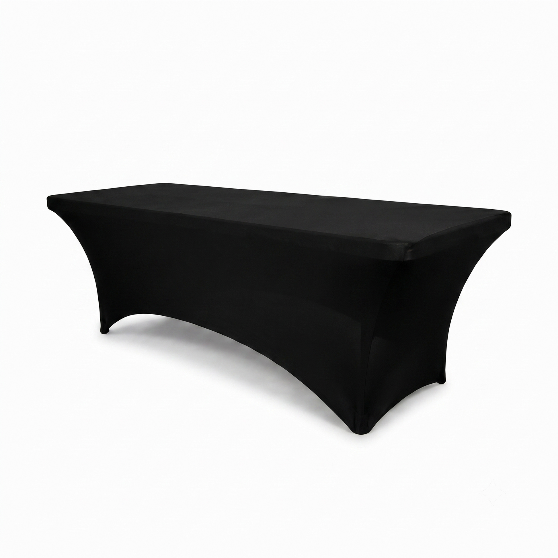 IvoQ Luxe Tafelhoes Stretch Zwart - 183 x 76 x 76 cm - Voor Inklapbare Tafel, Buffettafel & Partytafel - Rechthoekig - Kreukvrij