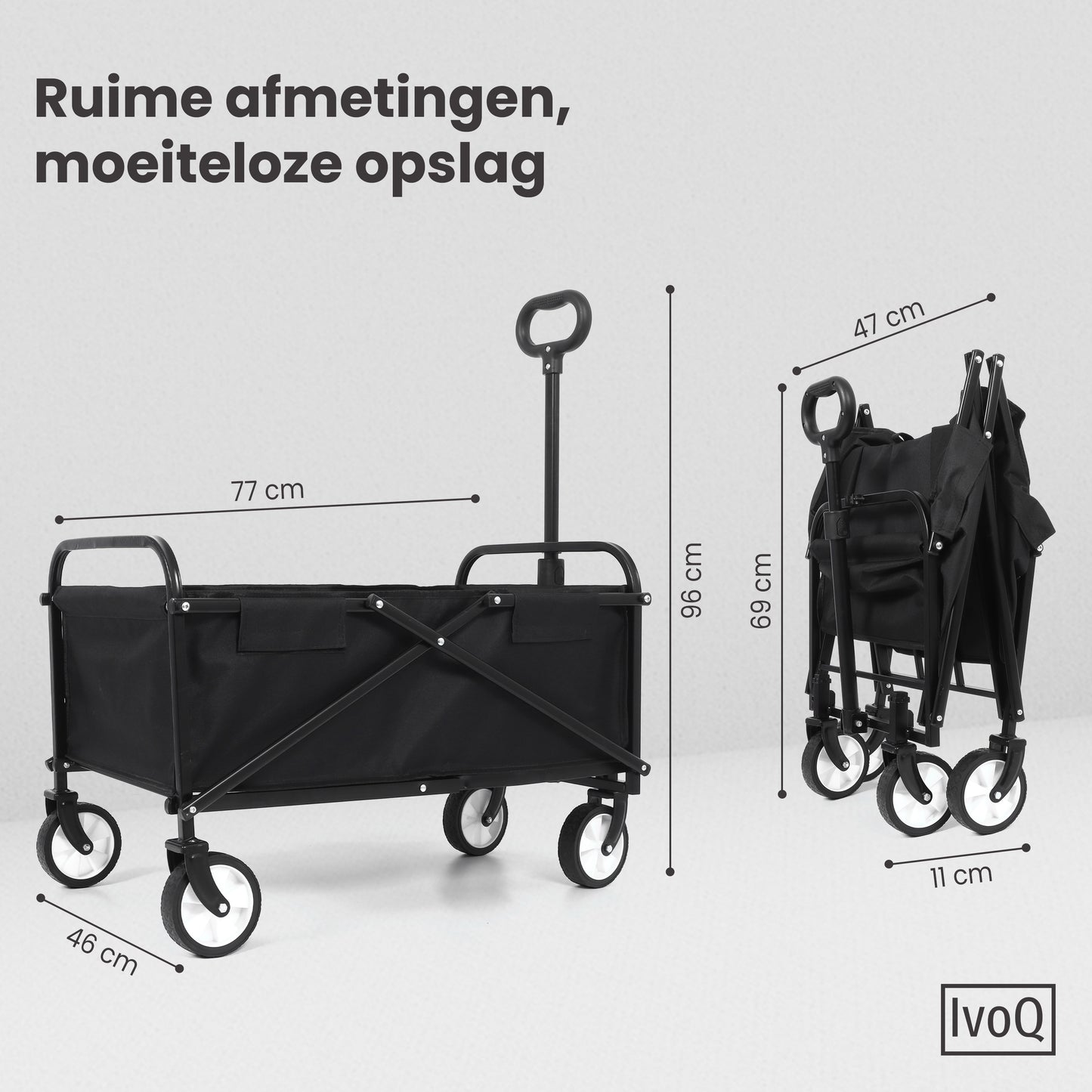 IvoQ Bolderkar Zwart-IvoQ