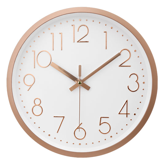 IvoQ Moderne Wandklok Roségoud Ø30 cm-IvoQ