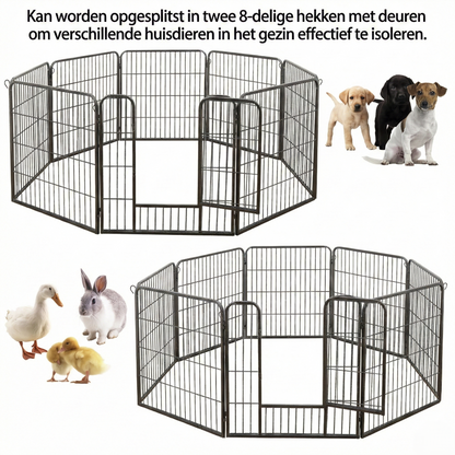 IvoQ XXL Puppyren 16 Panelen (80x80 cm)