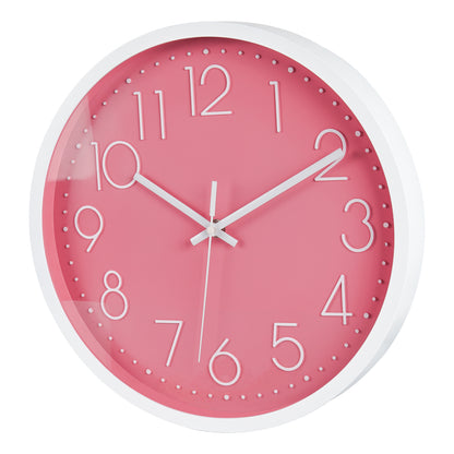 IvoQ Elegante Wandklok Roze Ø30 cm-IvoQ