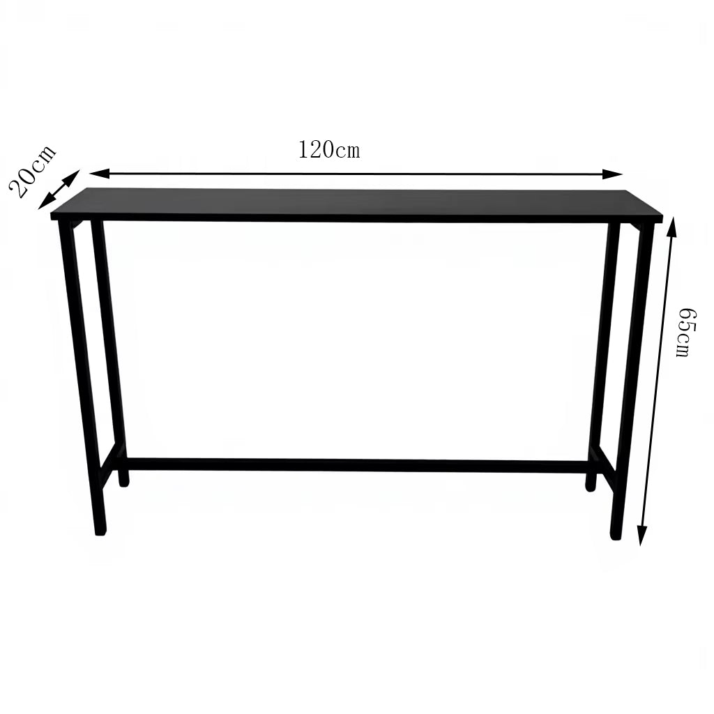 IvoQ Smalle Sidetable Industrieel - 120x20x65 cm