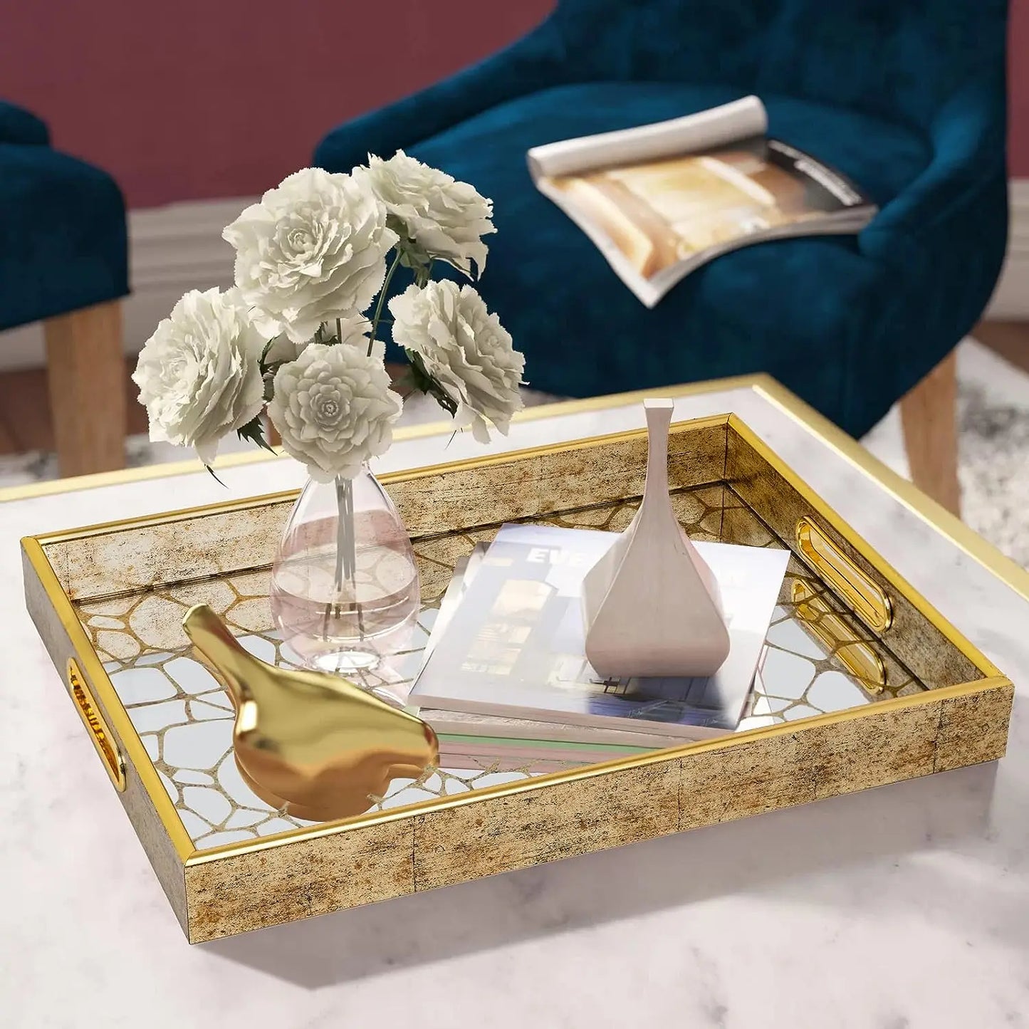 IvoQ Luxe Dienblad Goud