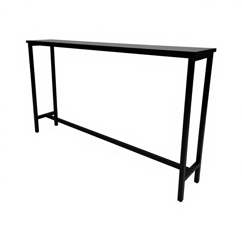 IvoQ Smalle Sidetable Industrieel - 120x20x65 cm