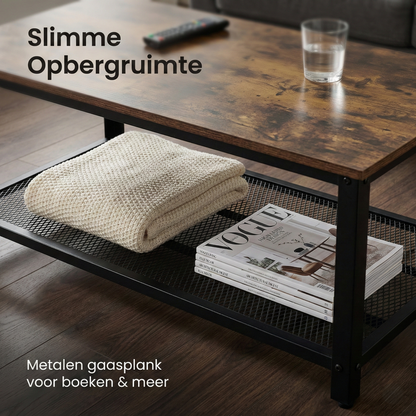 IvoQ Industriële Salontafel 106x60 cm