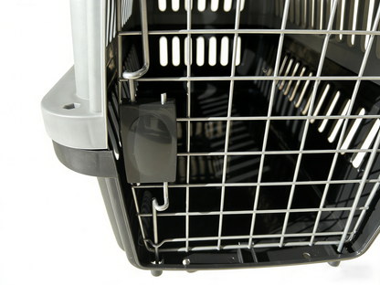 IvoQ Reismand Kat M – 58x37x36 cm – Crème/Antraciet