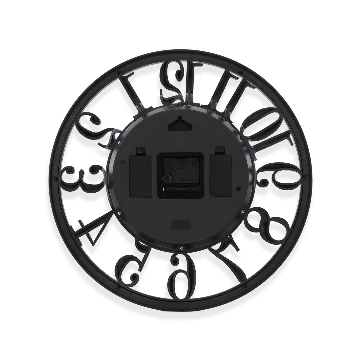 IvoQ Industriële Wandklok met Bewegende Tandwielen-IvoQ