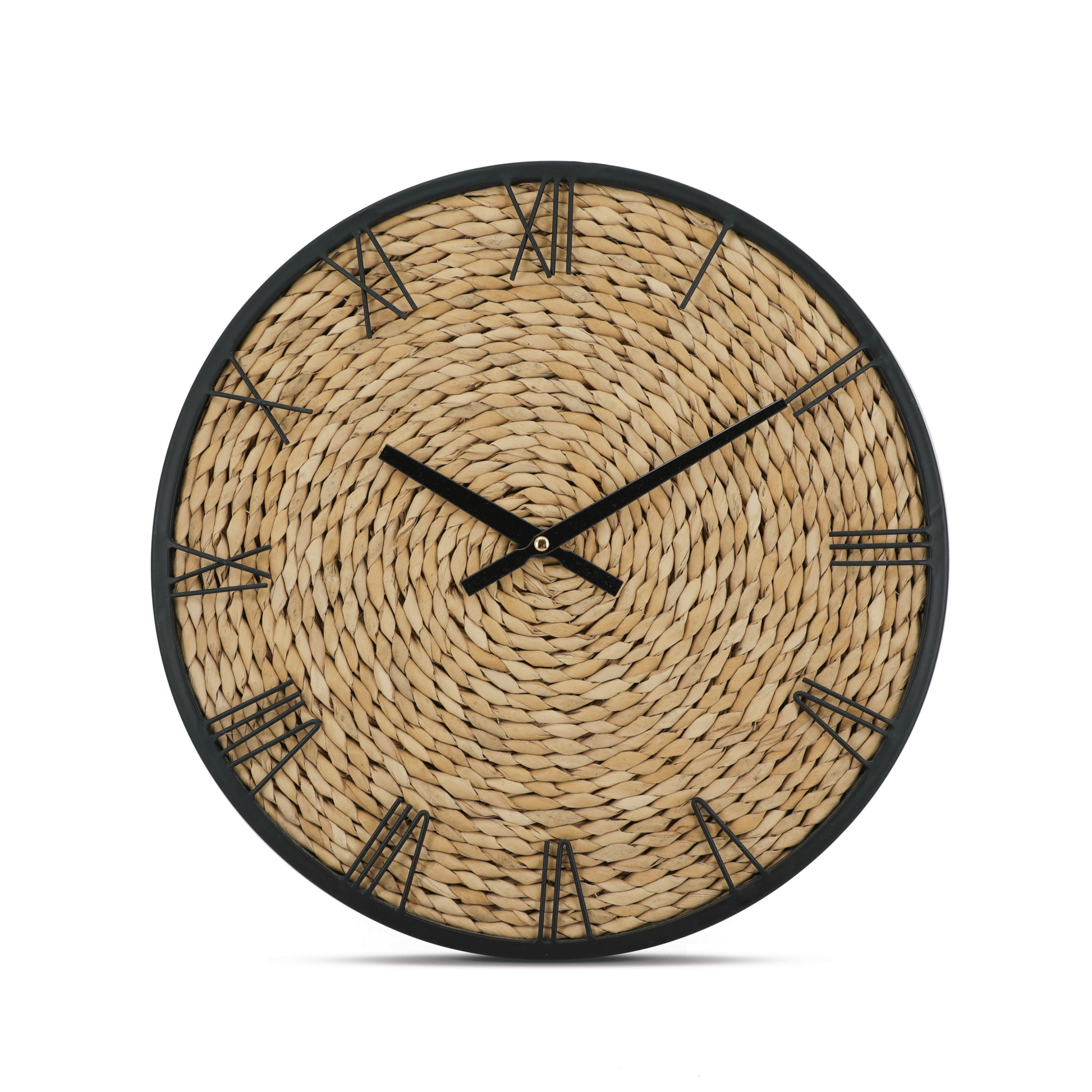 IvoQ Wandklok Zeegras Stil Quartz 40 cm-IvoQ