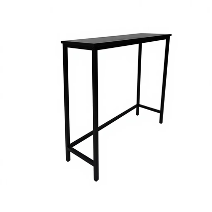 IvoQ Sidetable Zwart Industrieel - 75 x 24 x 75 cm