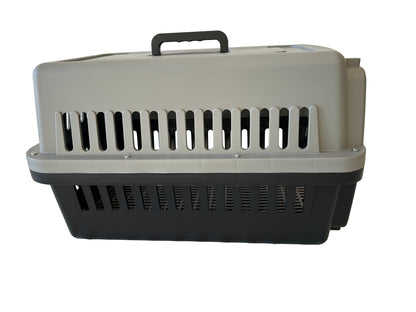 IvoQ Reismand Kat M – 58x37x36 cm – Crème/Antraciet