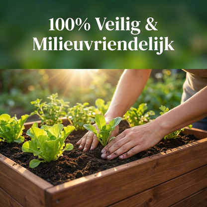 IvoQ Houten Plantenbak Vierkant 60x60x45 cm