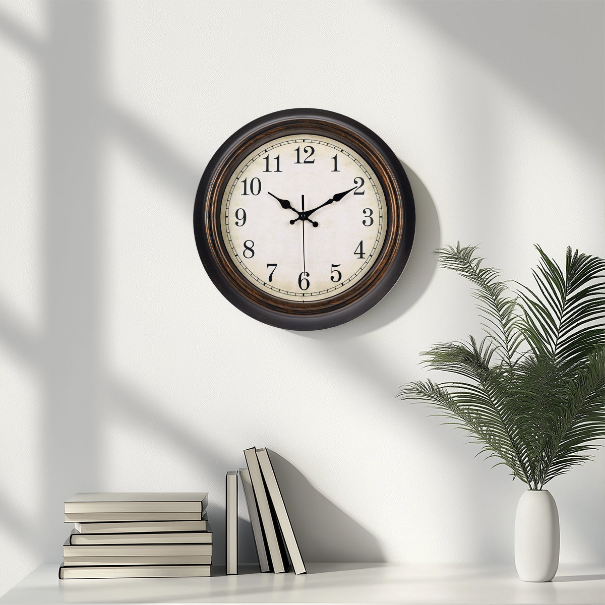 IvoQ Wandklok Retro Stil Quartz 30 cm-IvoQ