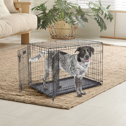 IvoQ Hondenbench S – Zwart – 60×43×49.5 cm-IvoQ