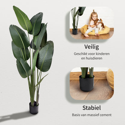 IvoQ Strelitzia Kunstplant 180 cm-IvoQ