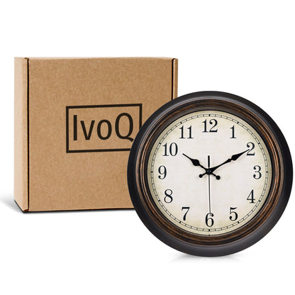 IvoQ Wandklok Retro Stil Quartz 30 cm-IvoQ