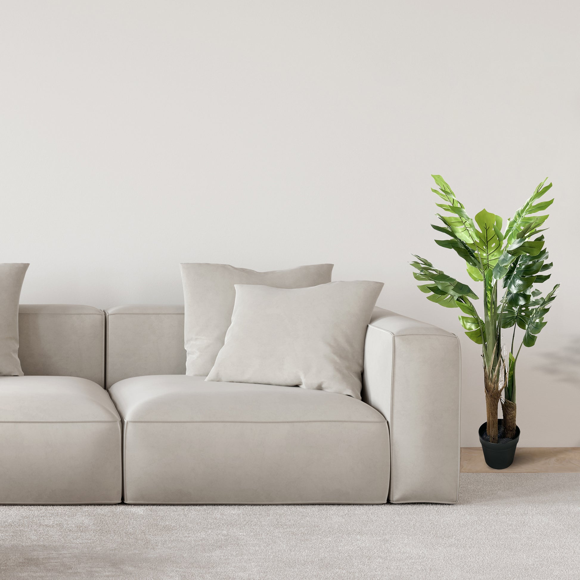 IvoQ Monstera Kunstplant 120 cm-IvoQ