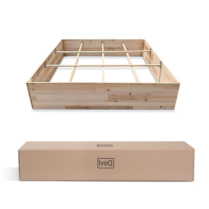 IvoQ Houten Moestuinbak 100 x 100 cm-IvoQ