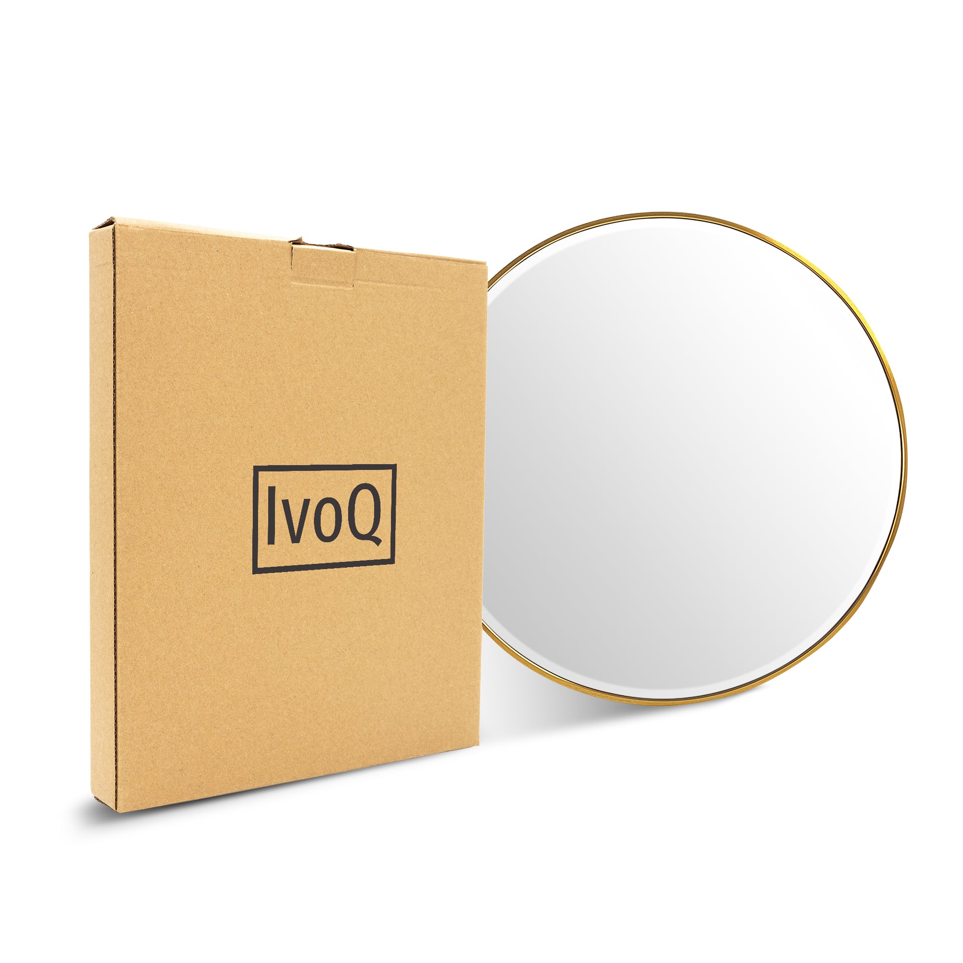 IvoQ Wandspiegel Goud Ronde Vorm 60 cm-IvoQ