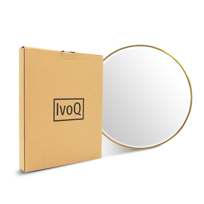 IvoQ Wandspiegel Goud Ronde Vorm 60 cm-IvoQ