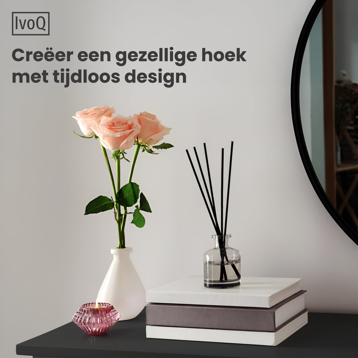 IvoQ Sidetables - Set van 2 - Zwart - Smalle Industriële Consoletafels - 120x23 cm - Haltafels