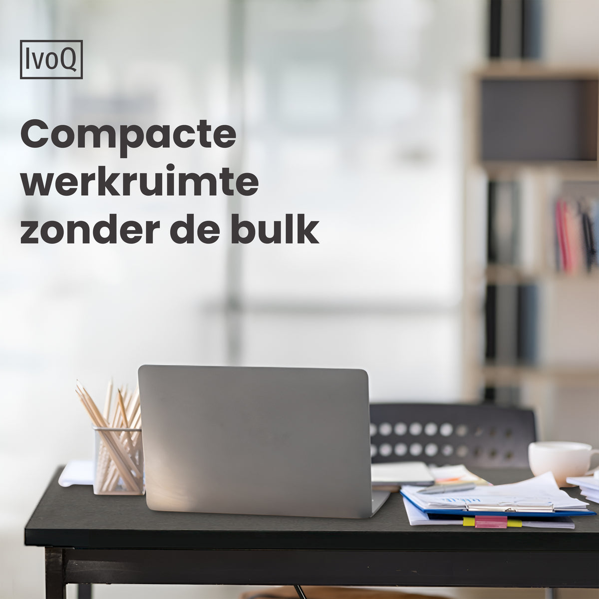 IvoQ Sidetables - Set van 2 - Zwart - Smalle Industriële Consoletafels - 120x23 cm - Haltafels